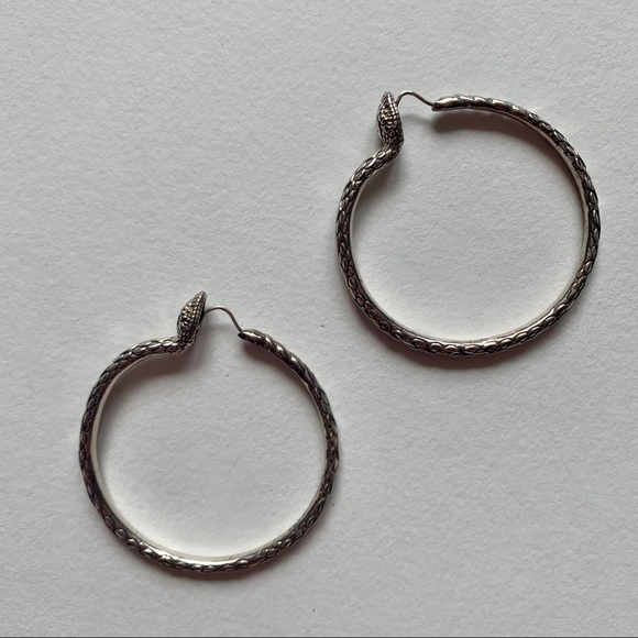 Pamela Love Snake Hoops